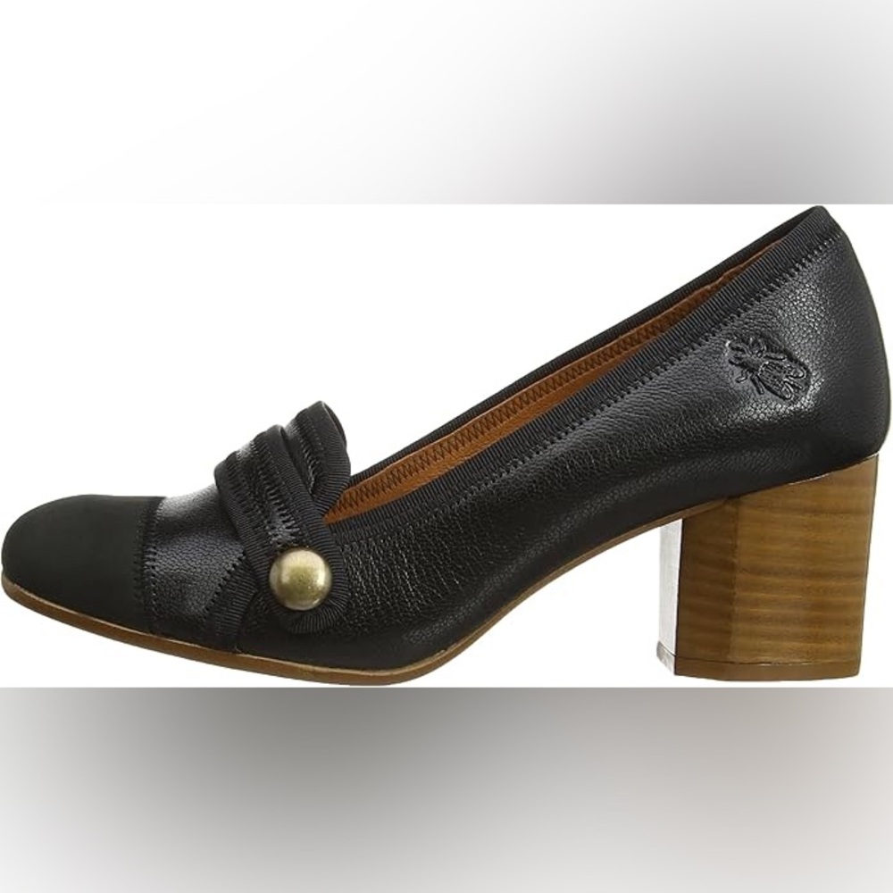 Fly London Bami Black Dress Pump in EU 39/ US 8.5